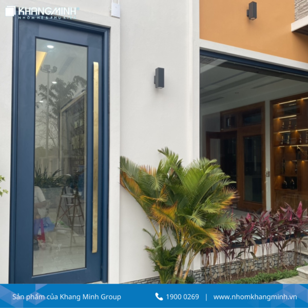 Công Trình Sử Dụng Cửa Nhôm Thủy Lực Khang Minh Sơn Màu Hot Trend