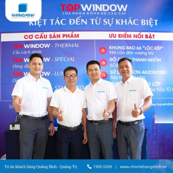 Nhôm Khang Minh tri ân khách hàng Quảng Bình - Quảng Trị