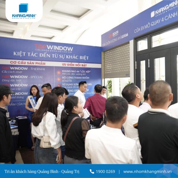 Nhôm Khang Minh tri ân khách hàng Quảng Bình - Quảng Trị
