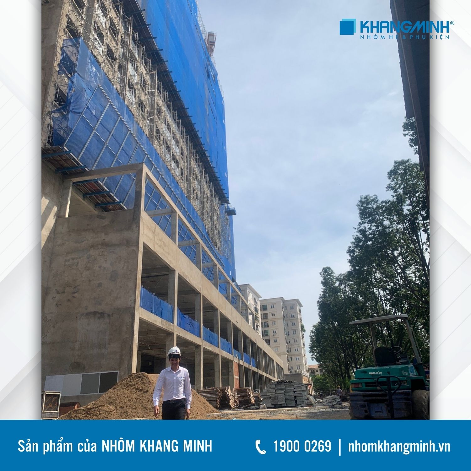 Công Trình Sử Dụng Cửa Nhôm Hệ KM-XF & Hệ Mặt Dựng KM Của Nhôm Khang Minh