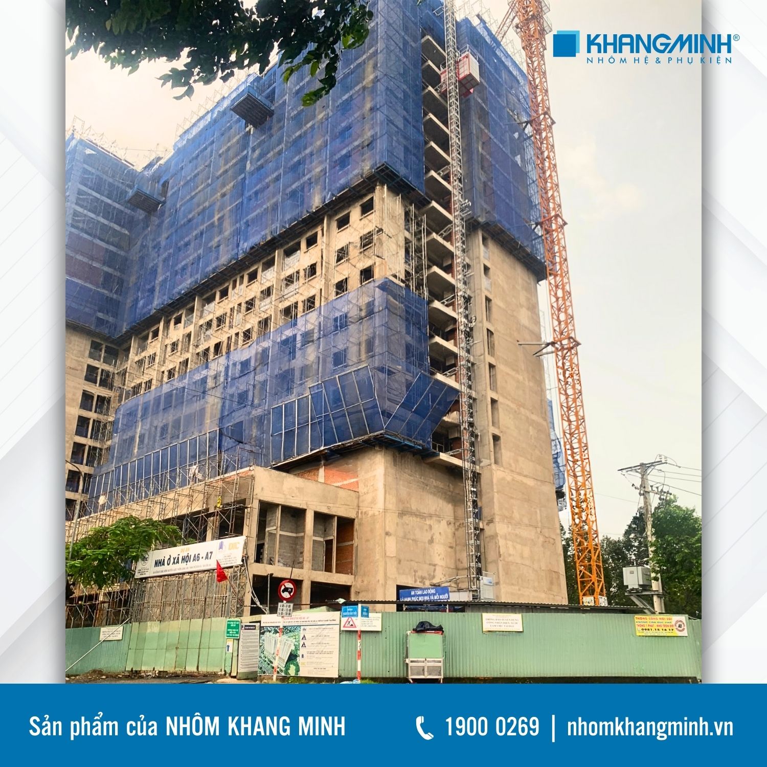 Công Trình Sử Dụng Cửa Nhôm Hệ KM-XF & Hệ Mặt Dựng KM Của Nhôm Khang Minh