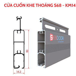 Cửa cuốn khe thoáng S68 - SERI: KM14