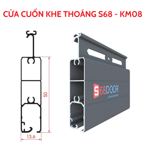 Cửa cuốn khe thoáng S68 - SERI: KM08