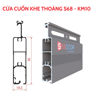 Cửa cuốn khe thoáng S68 - SERI: KM10