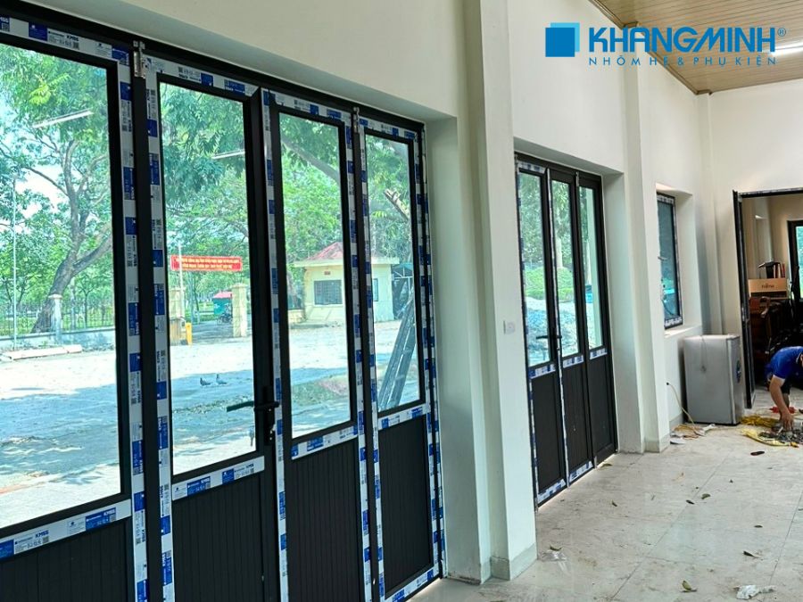 Nhôm Khang Minh Góp Mặt Tại Công Trình Nhà Bếp Ăn Công An Hình Sự Tỉnh Vĩnh Phúc
